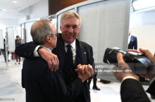 Anchelotti Real Madrid prezidenti Peresni CHempionlar ligasi finaliga chiqqanidan keyin maqtadi