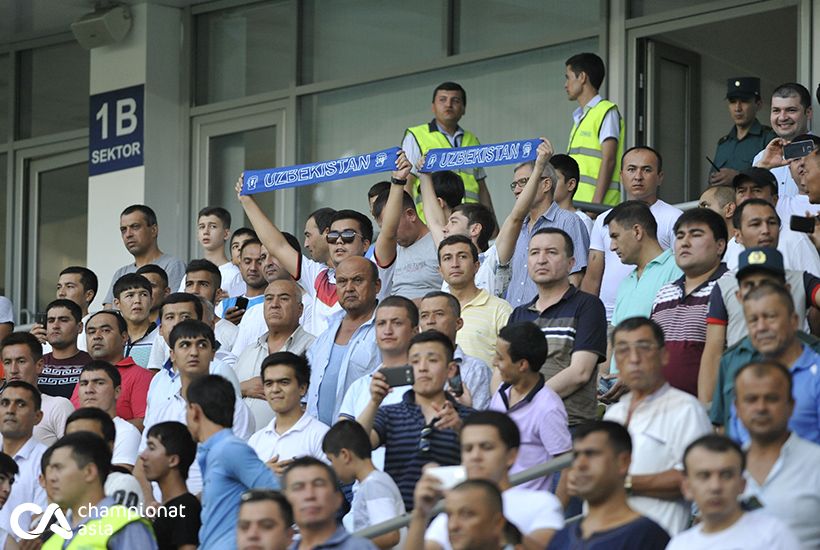 Uzbekistan - Iraq 2:1. Fans