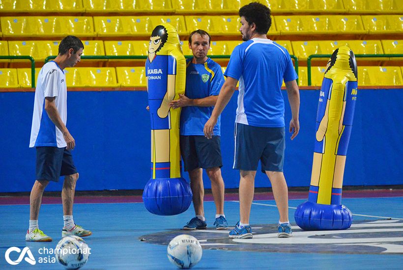 Futsal. Training the national team of Uzbekistan (02.08.2016)