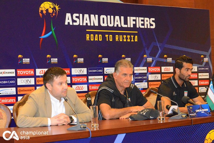 Uzbekistan - Iran. Pre-match press conference