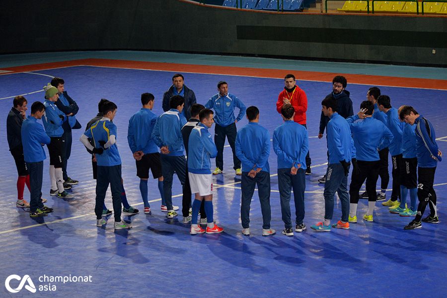 Training Uzbekistan futsal team 4 january 2016