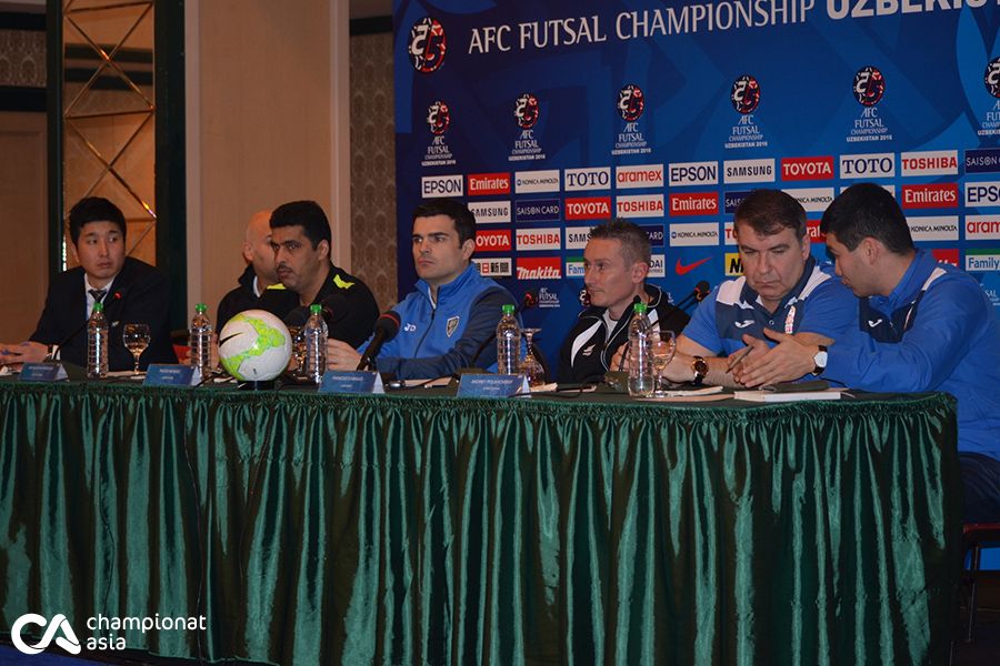 Press conference head coaches groups &quot;A&quot; and &quot;B&quot;