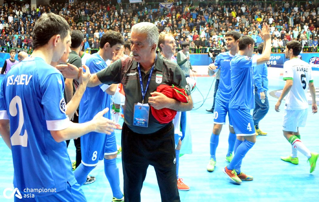 Futsal. The award ceremony of Asia Cup 2016-2