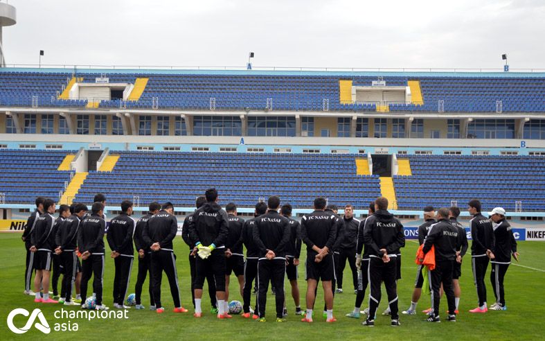 Pre match training Nasaf