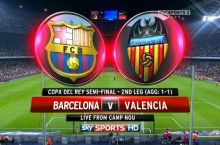 Испания. 22-тур. "Барселона" - "Валенсия" 2:3