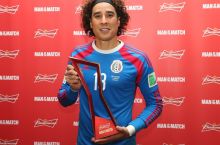 Uchrashuvning eng yaxshi futbolchisi - Ochoa