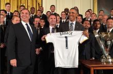 Обама принял игроков «Лос-Анджелес Гэлакси» в Белом доме