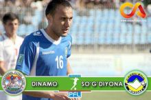 "Dinamo" - "So'g'diyona"  2:0   Matnli translyaciya