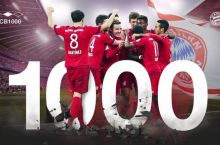 Bavariya - bundesligada 1000ta g'alabaga erishgan birinchi klub