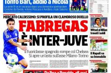 Corriere dello Sport: Inter va Yuventus Fabregasga davogar