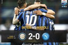 Italiya chempionati, 33-tur. "Inter" "Napoli"ni chempionlik "poyga"sidan chiqarib yubordi