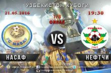 "Nasaf" - "Neftchi" uchrashuvidan matnli translyaciya