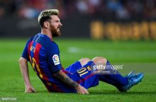 Messi 3 hafta maydonga tusha olmaydi