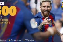 Месси забил 500-й гол за «Барселону» в официальных и товарищеских матчах