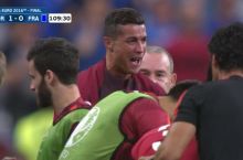 В интернете появилась запись речи Криштиану Роналду в раздевалке после победы Португалии на Евро-2016