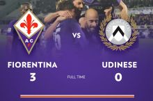 Italiya chempionati. “Fiorentina” yirik g'alabaga erishdi