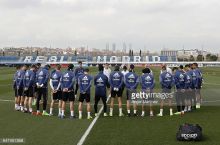 «Реал» начал тренировку с минуты молчания в память о Копа