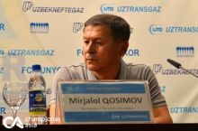 Mirjalol Qosimov: "O'zimiz xohlagan futbolni namoyish etdik"