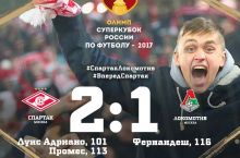 Rossiya superkubogi. “Spartak” “Lokomotiv”dan ustun keldi