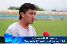 Abdumalik Hakimov: “Maqsadimiz oliy ligada ishtirok etish”