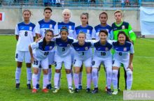 «Кубок трех наций» по футболу: Женская сборная Кыргызстана разгромила Казахстан