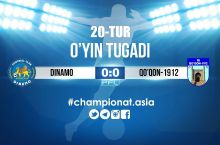 Oliy liga. 20-tur. "Dinamo" - "Qo'qon-1912" 0:0