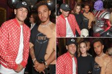 Neymar Formula-1 yulduzi va "Victoria's Secret" modeli bilan ajoyib oqshomda ishtirok etdi + FOTO