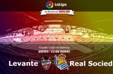 Ispaniya. Levante Real Sosedadga uchta gol urdi