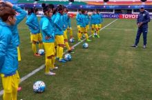 Женская сборная U-19 провела официальную тренировку перед матчем с Таиландом