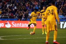 «Атлетико» выиграл у «Депортиво» благодаря голу на 91-й минуте