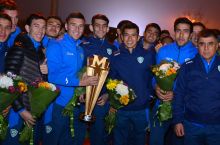 Победители международного турнира в Таиланде Сборная Узбекистана U-23 прилетела в Ташкент