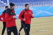Игроки "Локомотива" тренируются на своей базе