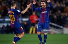 "Barselona" - "Selta". Alba va Messi birinchi taymdayoq uchrashuv masalasini hal qilishdi (video)