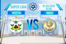 Superliga, 1-tur. “Neftchi” – “Nasaf”. Prevyu