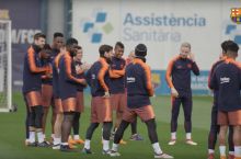 "Barselona" futbolchilari mashg'ulotda Messini uchinchi farzand bilan tabriklashdi (VIDEO)