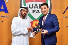 Умид Ахмаджанов в Дубае встретился с генеральным секретарем ассоциации футбола ОАЭ