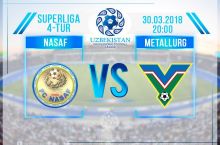 Superliga: “Nasaf” - “Metallurg”. Prevyu