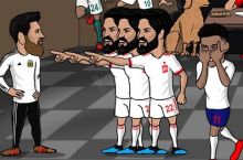 Карикатура. ФИФА кунлари битта расмда