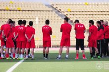 Футболисты «Истиклола» провели восстановительную тренировку