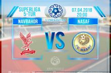 Superliga: “Navbahor” - “Nasaf”. Prevyu