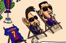 Карикатура. "Барселона"даги ҳозирги вазият