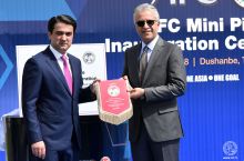 Президенты АФК и ФФТ приняли участие в открытии новых полей для мини-футбола в Душанбе