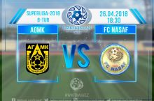 Superliga. AGMK - “Nasaf”. Prevyu