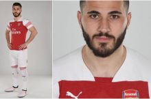 "Arsenal" futbolchisi yangi libos taqdimotida formani teskari kiyib rasmga tushdi FOTO