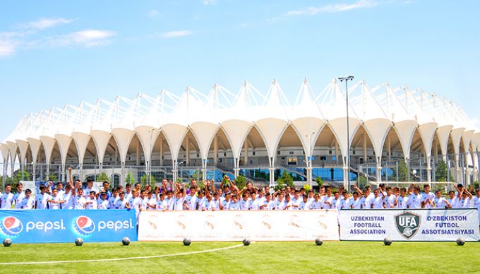 Стадион уз футбол хабарлари. Real Madrid Foundation in Uzbekistan.