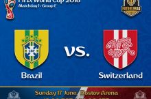 ЧМ-2018. Бразилия - Швейцария. Стартовые составы команд