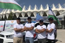 Болельщики из Узбекистана и сотрудник CA отправились на машине "Captiva" на ЧМ ВИДЕО
