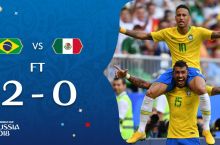 ЧМ-2018. Бразилия - Мексика (Статистика матча)