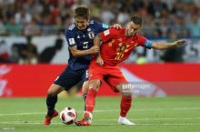 Азар признан лучшим игроком матча Бельгия – Япония 