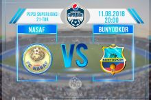 Superliga: “Nasaf” - “Bunyodkor”. Prevyu